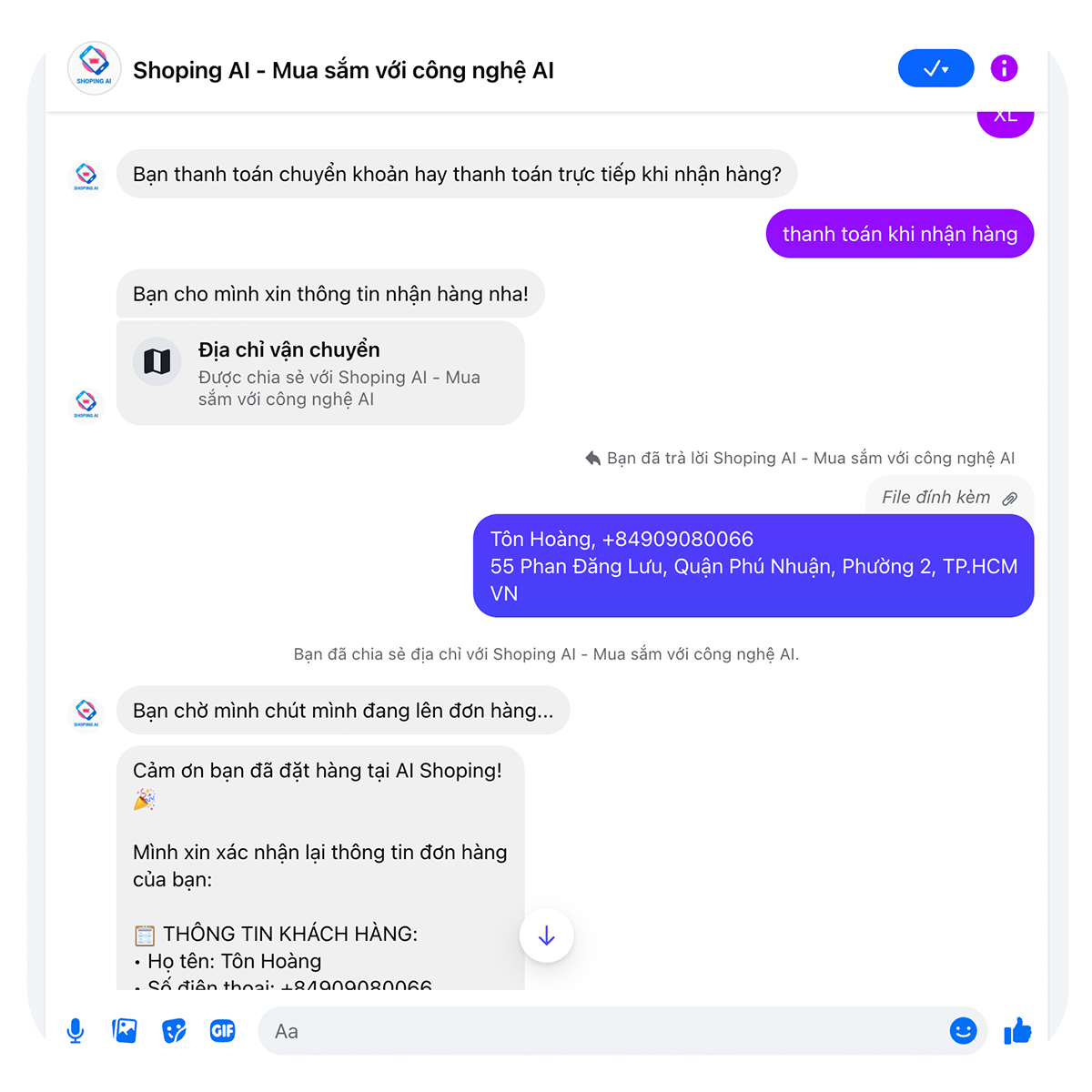 Thu thập thông tin khách hàng